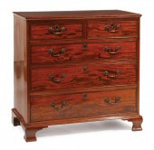 PLUM PUDDING MAHOGANY CHEST OF