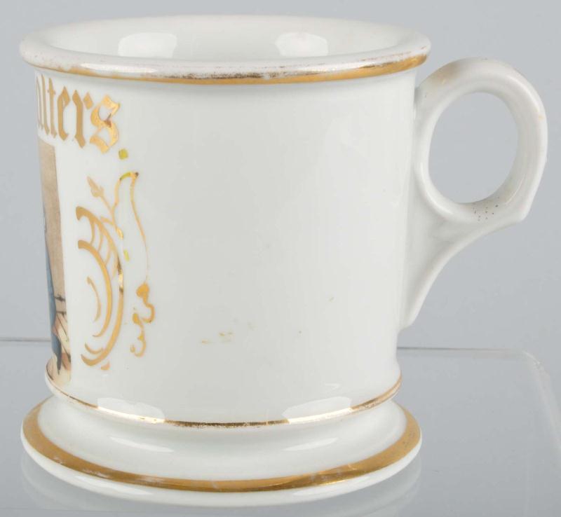 Plumber Shaving Mug.  Description