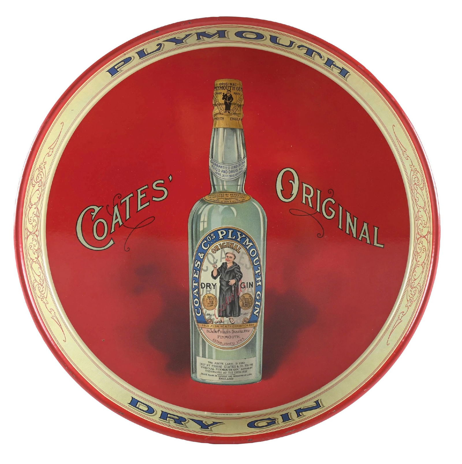 PLYMOUTH COATES' ORIGINAL DRY GIN
