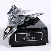 PLYMOUTH NUDE MASCOT/HOOD ORNA