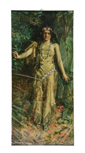 POCAHONTAS PAPER SIGN<br>Singl