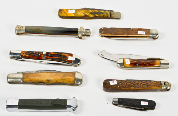 Pocket Knives Lot of Nine Lot