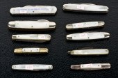 Pocket Knives Lot of Ten with