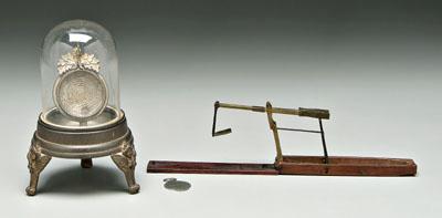 Pocket scales, watch holder, fob: