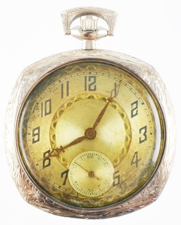 POCKET WATCH 14K GOLD, NIDOR 15
