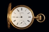 POCKETWATCH - One 18K Gold Ame