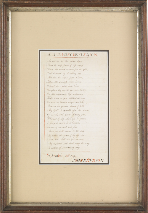 Poem titled Birthday Reflextion