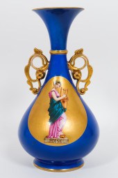 "POESIE" FRENCH PORCELAIN MANT