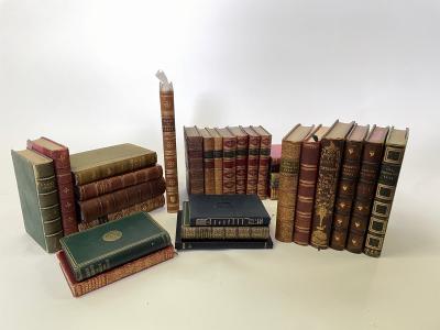 Poetry, leather bindings, to