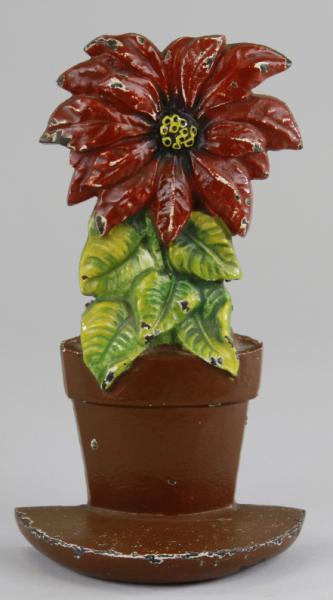 POINSETTIA DOORSTOP Judd Co. ''1232