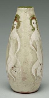 Polia Pillin pottery vase, thr