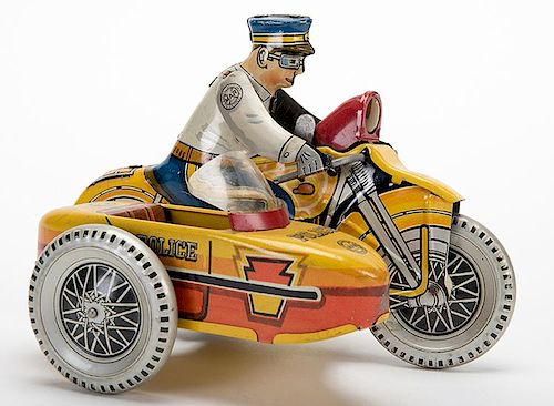 POLICE MOTORCYCLE WITH
