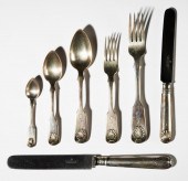 POLISH .800 SILVER FLATWARE SE
