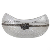 POLISH CRYSTAL & STERLING SILV