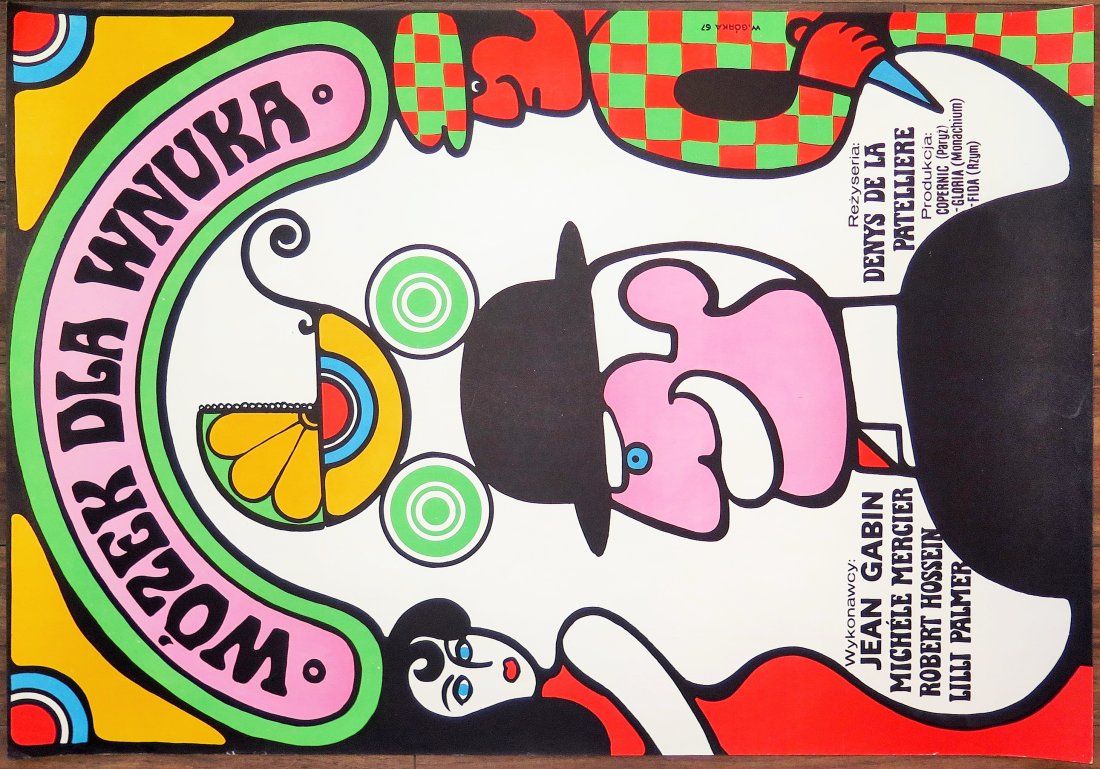 POLISH MOVIE POSTER WOZEK DLA WNUKA
