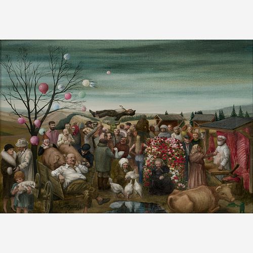 POLISH SCHOOL OIL, LATE 20TH C.An