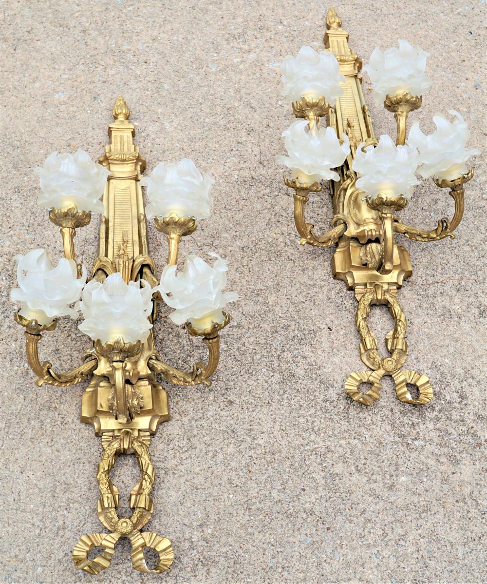 POLISHED BRASS 5 ARM