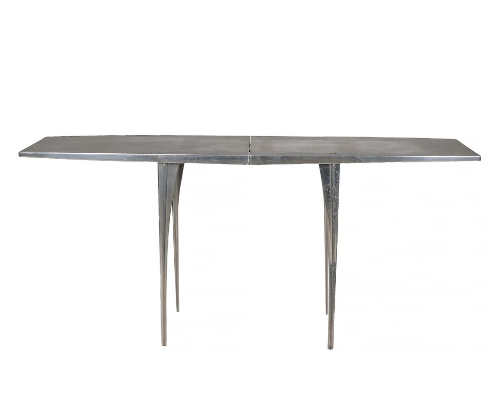 POLISHED METAL SOFA