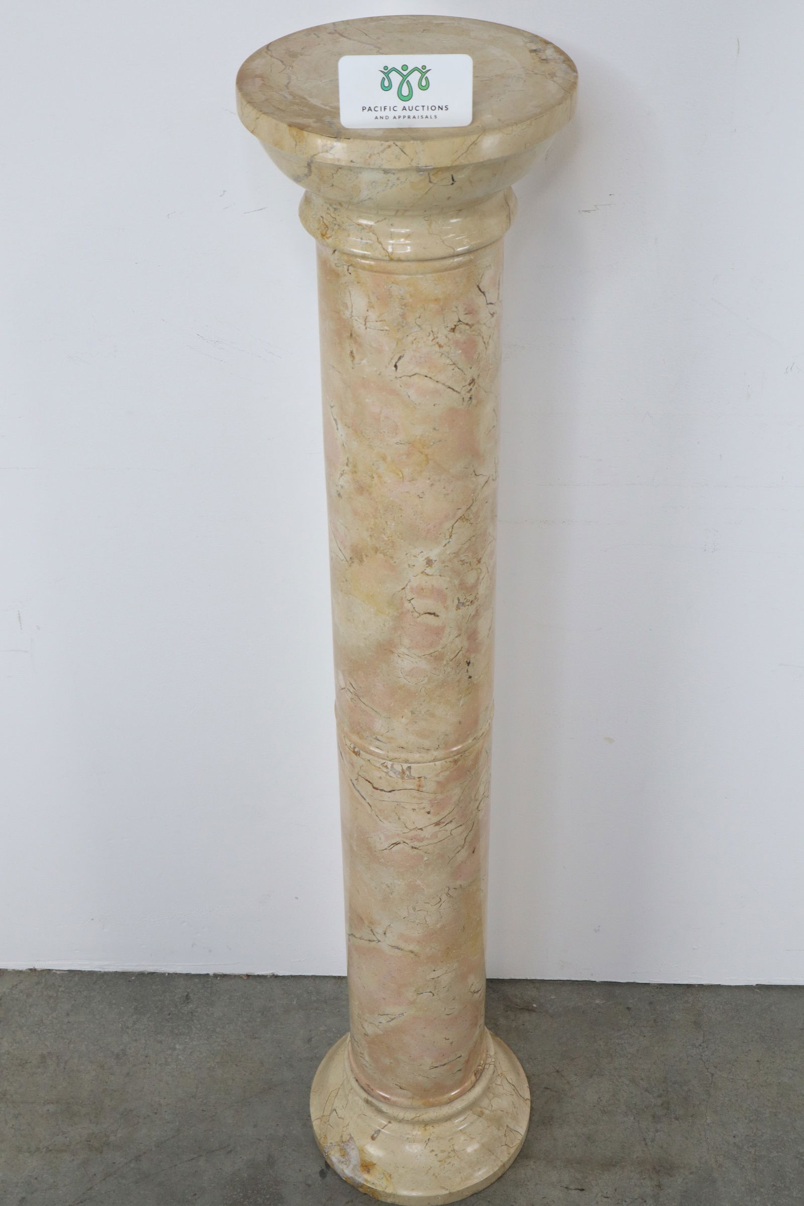 POLISHED SOLID MARBLE PEDESTAL