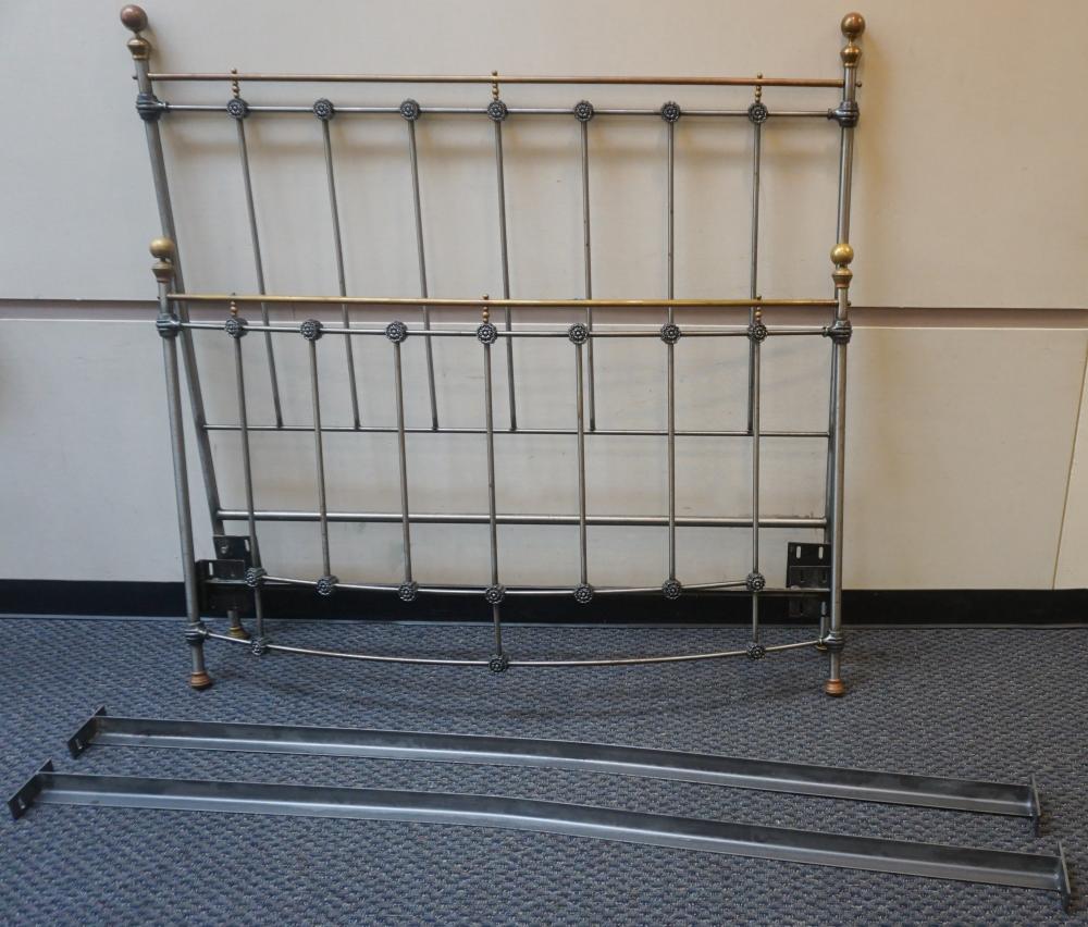 POLISHED STEEL AND BRASS DOUBLE