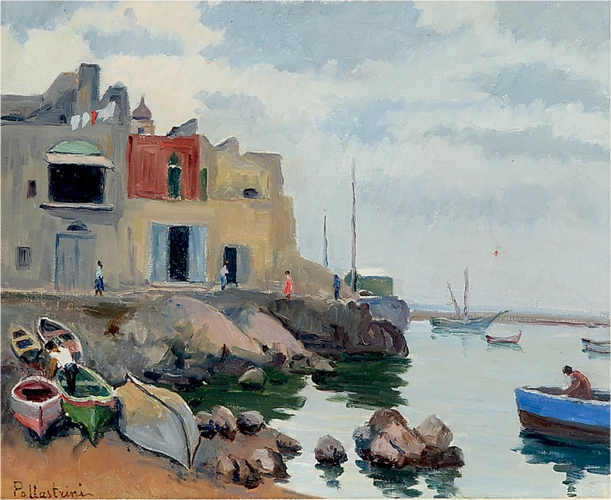 POLLASTRINI, Natale, (Italian,