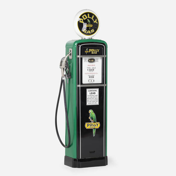 Polly Gas. Gilbarco gas pump, model