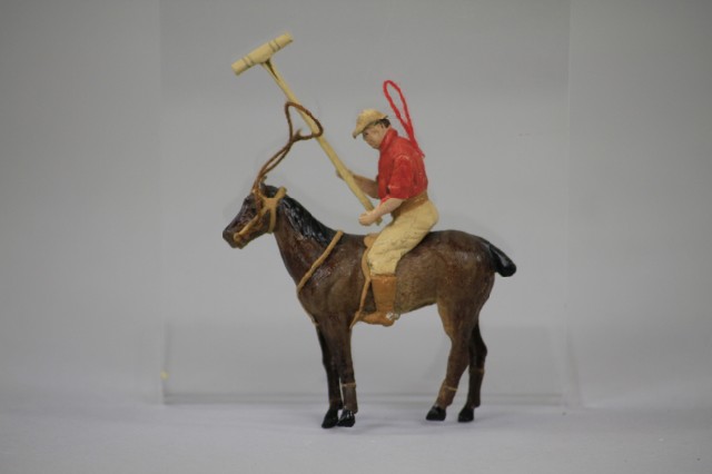POLO PLAYER ON HORSE BACK DRESDEN