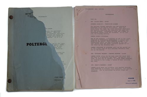 POLTERGEIST MOVIE SCRIPT W/