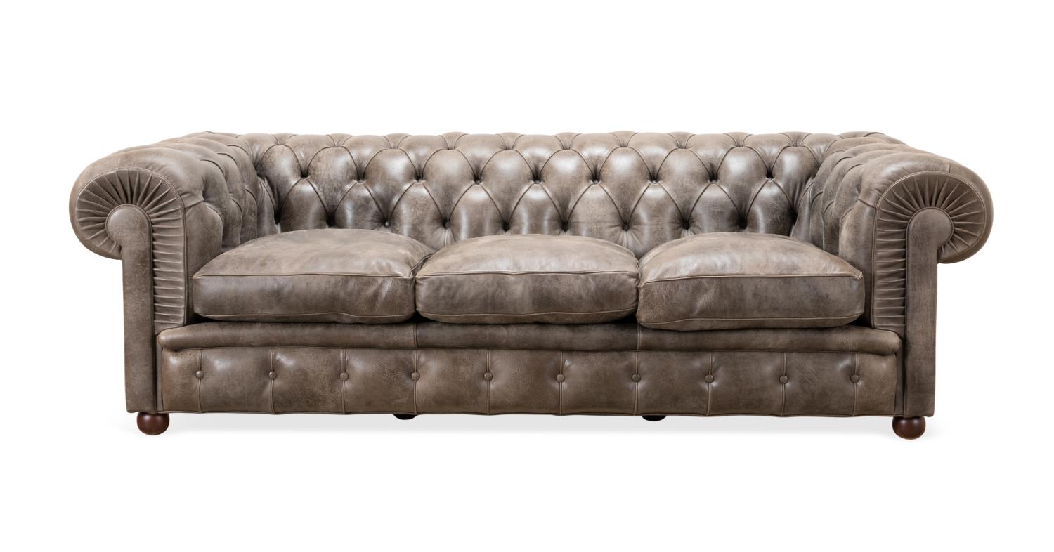 POLTRONA FRAU GREY LEATHER