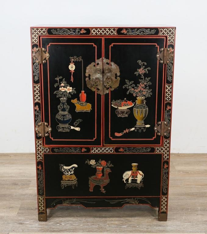 POLYCHROMATIC FLORAL CHINESE