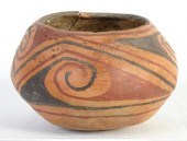 Polychrome buffware jar, prehi
