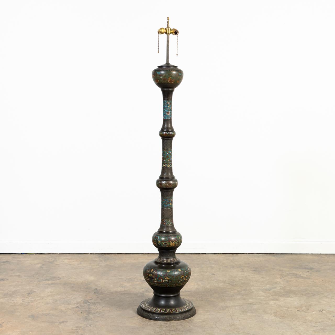 POLYCHROME CHAMPLEVE BRONZE FLOOR