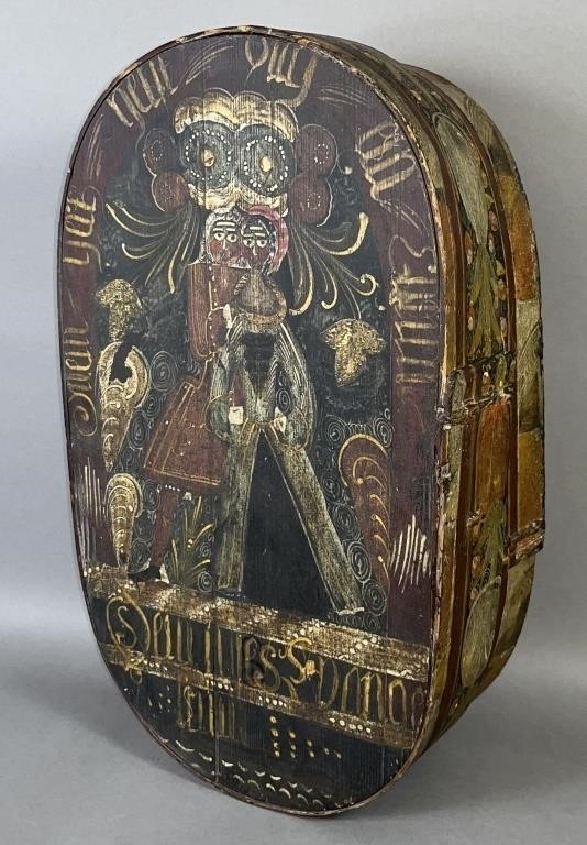 POLYCHROME DECORATED BENTWOOD
