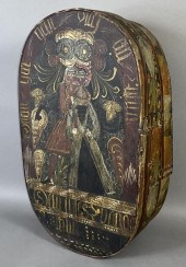 POLYCHROME DECORATED BENTWOOD