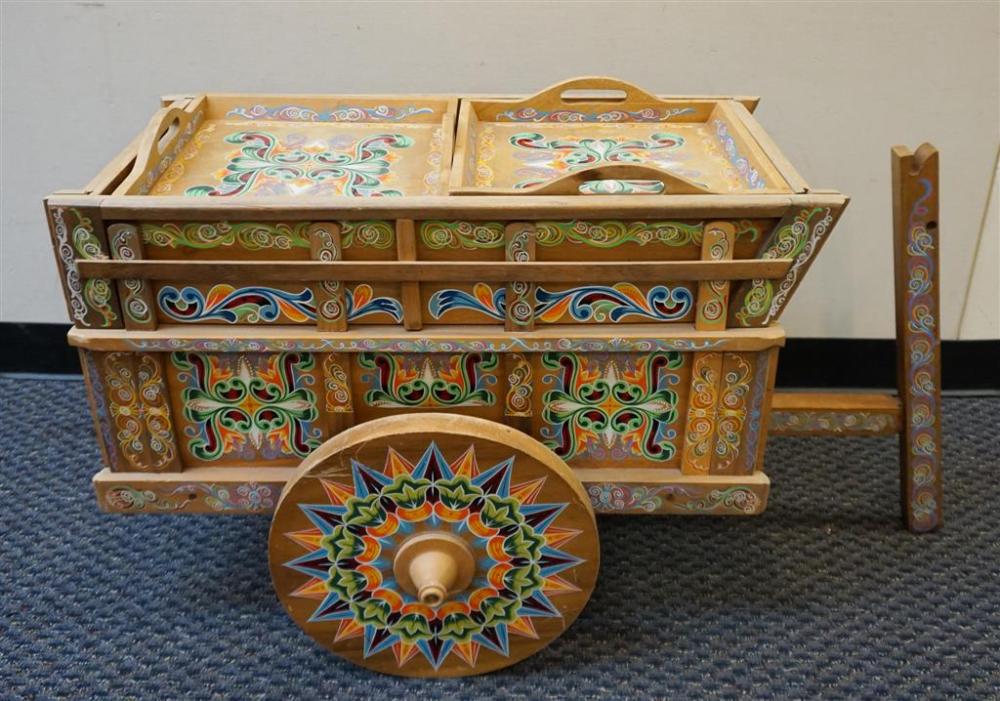 POLYCHROME DECORATED WOOD