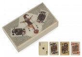 POLYCHROME ENGRAVED BONE PLAYI