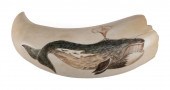 * POLYCHROME ENGRAVED WHALE'S