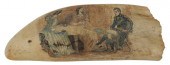 * POLYCHROME ENGRAVED WHALE'S