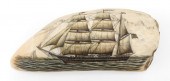 * POLYCHROME ENGRAVED WHALE'S