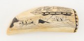 * POLYCHROME ENGRAVED WHALE'S