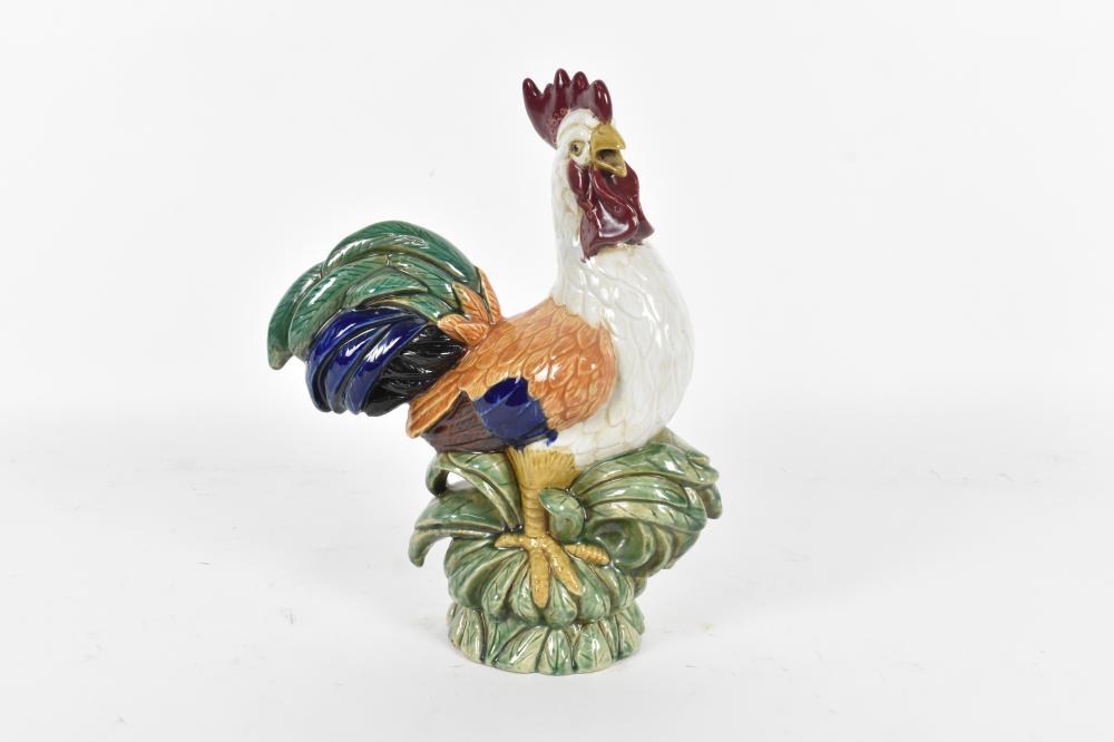 POLYCHROME GLAZED EARTHENWARE