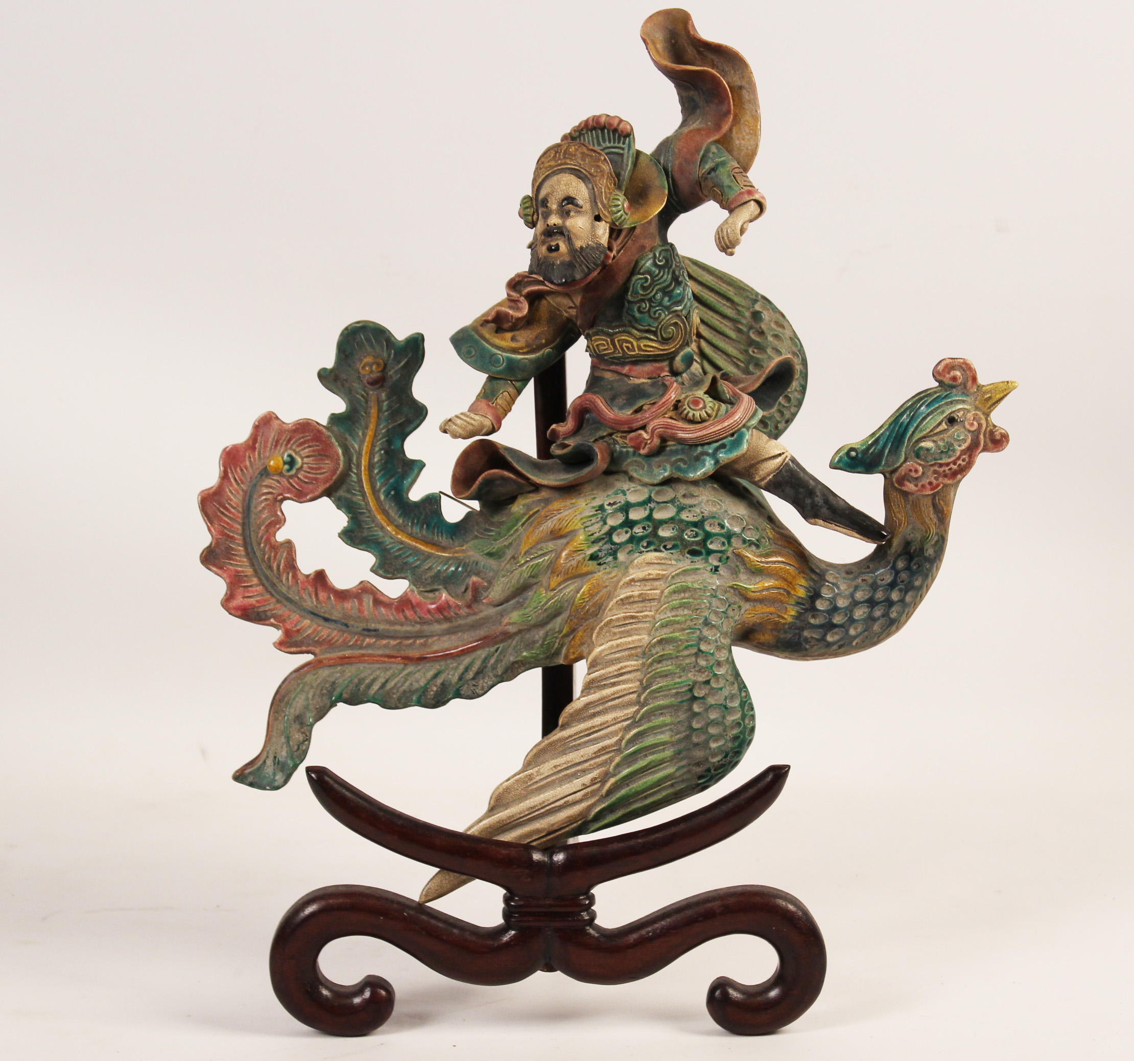 POLYCHROME GLAZED EARTHENWARE