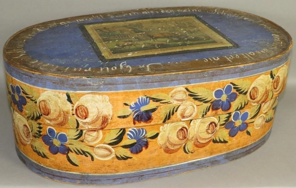 POLYCHROME PAINTED BRIDE'S BAND
