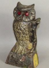 POLYCHROME PAINTED CAST IRON O