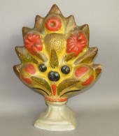POLYCHROME PAINTED CHALKWARE M