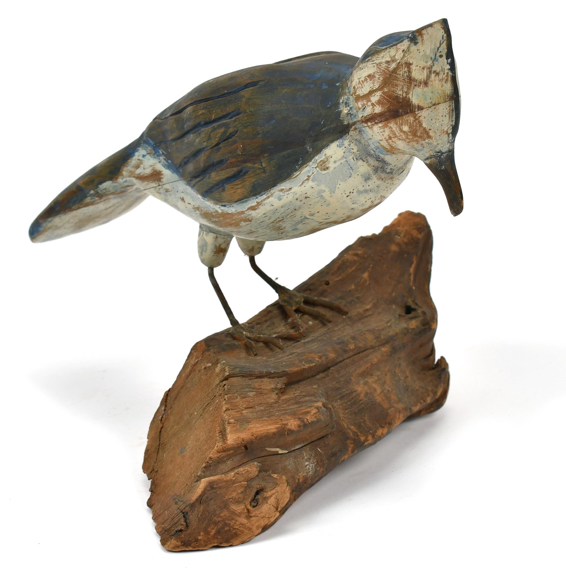 POLYCHROME PAINTED FOLK ART WOOD