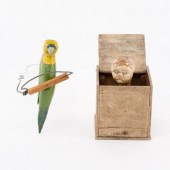 POLYCHROME PARROT & JACK-IN-A-