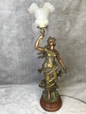 POLYCHROME PATINATED BRONZE FI
