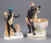 POLYCHROME PORCELAIN BLACKAMOO
