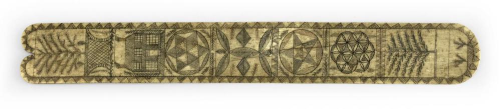 POLYCHROME SCRIMSHAW DOUBLE-SIDED